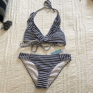 Cupshe striped bikini